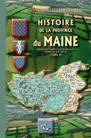 2, Histoire de la province du Maine