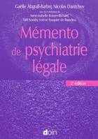 Mémento de psychiatrie légale - 2e édition