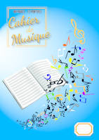 Cahier de musique 12 portées