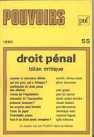 Pouvoirs, n° 55, Droit pénal, bilan critique