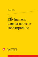 L'événement dans la nouvelle contemporaine