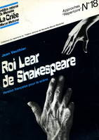 Roi lear de shakespeare / version française pour la scene, [Marseille, Théâtre national de Marseille, 7 février 1984]