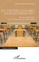 Les contenus scolaires, sources d'inégalités ?, Une nouvelle piste pour les sciences de l'éducation