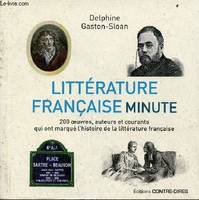 Littérature française minute