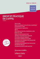 Droit et pratique de l'appel 2024/2025. 5e éd.