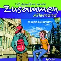 Zusammen 2ème année LV2  cd élève, Zusammen 3e LV2 cd élève