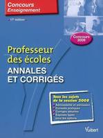 Annales et corrigés, professeur des écoles