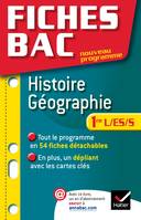 Fiches Bac Histoire-Géographie 1re L/ES/S