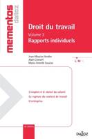 Droit du travail. Volume II Rapports individuels - 16e éd., Rapports individuels