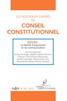 Les cahiers du conseil constitutionnel nº36, Cahiers du Conseil Constitutionnel