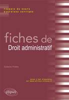 Fiches de Droit administratif. Rappels de cours et exercices corrigés, rappels de cours et exercices corrigés