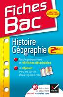 Fiches Bac Histoire-Géographie 2de, Fiches de cours (Histoire et Géographie) - Seconde
