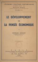 Le développement de la pensée économique