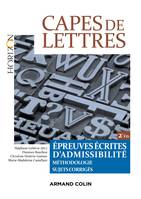 CAPES de Lettres - Épreuves écrites d'admissibilité, Épreuves écrites d'admissibilité