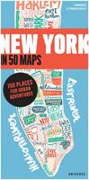 New York in 50 Maps /anglais