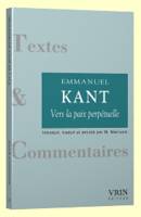 Vers la paix perpétuelle, Un projet philosophique