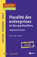 Fiscalité des entreprises et des particuliers, Intégration fiscale