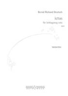 ictus, Nr. 31. percussion. Partition d'exécution.