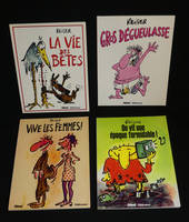 Lot de 10 albums de Reiser : Ils sont moches - Vive les femmes - Gros dégueulasse - On vit une époque formidable - La Vie des bêtes - La vie au grand air - Mon papa - Les Copines - Vive les vacances - Phantasmes