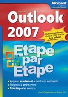 Outlook 2007 - Étape par Étape - Livre+compléments en ligne, Microsoft