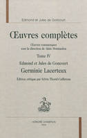 Oeuvres complètes des frères Goncourt. Oeuvres romanesques, 1, Germinie Lacerteux