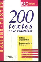 200 textes pour s'entraîner, le texte argumentatif-le commentaire littéraire