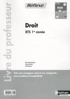 Droit BTS 1re année Pochette Réflexe BTS Livre du professeur