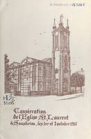 Consécration de l'église St. Laurent à Sausheim les 1er et 2 octobre 1955, Programme-souvenir