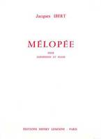 Mélopée, Saxophone et piano