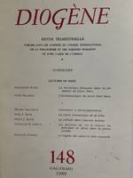 Diogène. N° 148 - Lectures de Marx