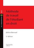 Méthode de travail de l'étudiant en droit