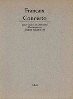 Concerto N° 1, pour violon et orchestre. violin and orchestra. Réduction pour piano avec partie soliste.