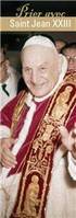 Signet Prier avec Saint Jean XXIII - Lot de 10 - Prier avec quelques grands temoins