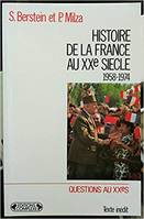 Histoire de la France au XXe siècle., Tome IV, 1958-1974, HISTOIRE DE LA FRANCE AU XXe SIECLE 1958-1974