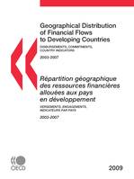 Répartition géographique des ressources financières allouées aux pays en développement 2009, Versements, Engagements, Indicateurs par pays