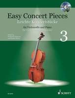 Vol. 3, Easy Concert Pieces Band 3, Vol. 3. cello and piano.