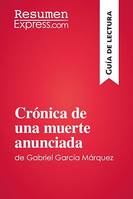 Crónica de una muerte anunciada de Gabriel García Márquez (Guía de lectura), Resumen y análisis completo