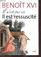 Il n'est pas ici, Il est ressuscité, homélies et discours de la première Semaine sainte du pape