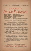 La Nouvelle Revue Française N' 109 (Octobre 1922)