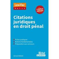 Citations juridiques en droit pénal