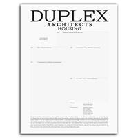 Duplex Architects /anglais