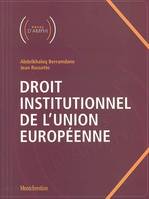 Droit institutionnel de l'Union européenne