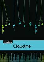Le carnet de Claudine - Musique, 48p, A5