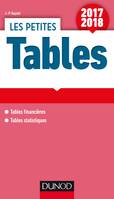 Les petites Tables 2017-2018 - Tables financières - Tables statistiques, Tables financières - Tables statistiques