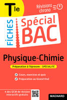 Spécial Bac Fiches Physique-Chimie Tle Bac 2024, Tout le programme en 60 fiches, cours ultra-visuel, schémas-bilans, exercices, quiz et Grand oral