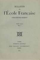 Bulletin de l'École française d'Extrême-Orient (1952)  n° 46-1