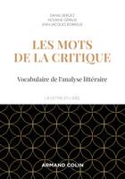 1, Les mots de la critique - 4e éd. - Vocabulaire de l'analyse littéraire, Vocabulaire de l'analyse littéraire