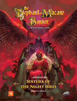 The Elephant and Macaw Banner - Sister of the Night Bird (softcover, premium color book)