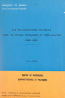 Les préoccupations politiques dans les revues françaises de psychanalyse, 1950-1978, Mémoire pour le DEA d'études politiques