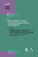 Sustainable Finance in the European Union and Belgium